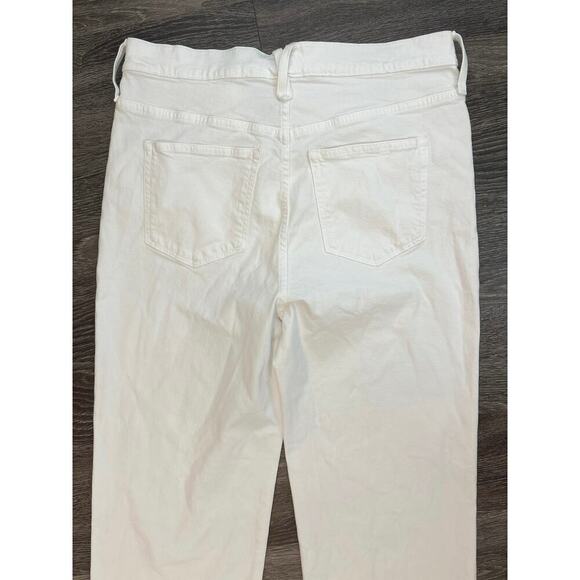 NWT J.Crew Slim Wide Leg Jean In White Wash Size 32 - Picture 8 of 8